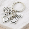 Book & Bag Pendant Keychain 