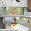 Yellow Cartoon Duck Print Sticker