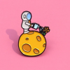 Cartoon Astronaut Design Brooch