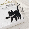 Cat Design Brooch