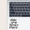 1sheet Letter Graphic Laptop Sticker