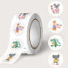 500pcs  Lovely Animal Reward Stickers (2.5 cm )