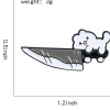 Cat Cartoon Design Brooch