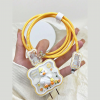 5pcs Duck Decor Anti-breakage Data Cable Protector Iphone