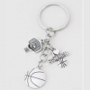 Men Basketball Keychain