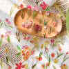 40pcs Tulip Art Style Pet Stickers For Flower Specimen Journaling And Scrapbooking