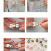2pcs Jeans Waistband Retractable Buckle