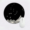 Round Mountain Stars Mouse Pad