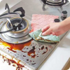 5Pcs Random Thickened Double-layer Absorbent Microfiber Kitchen Dish Clothes Non-stick Oil