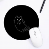 Cartoon Graphic Round Mouse Pad