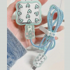 5pcs Cartoon Blue Heart Cable Protector Iphone  