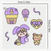 50 Sheet Of  Cute Girl Transparent Stickers