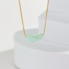 1pc  Random Irregular Fashionable Natural Crystal Stone Pendant Necklace, Unisex Festival Jewelry Gift