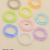 9pcs Simple Resin Ring