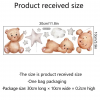 1pc Cartoon Bear Pattern Switch Outlet Wall Sticker