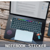  Cartoon Graphic Protective Sticker For 15.6-16 Inch Laptop
