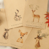 5 pcs Random Deer Print Envelope