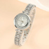 Rhinestone Decor Quartz Watch