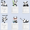 Panda Print Switch Outlet Wall Sticker
