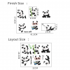 Panda Print Switch Outlet Wall Sticker