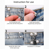 Creative Stainless Steel Jean Waist 