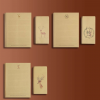 1 pc Deer Pattern Random Writing Paper With Envelope