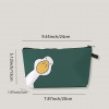 Cartoon Duck Print Zipper Makeup Bag