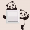 Cartoon Panda Print Switch Sticker