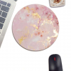 Marble Pattern Round Rubber Mouse Pad