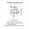 Slogan Print Wall Sticker