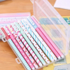 10pcs Floral & Striped Pattern Ballpoint Pen