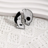 Set Of 2pcs/set Fashion Zinc Alloy Abstract Figure Design Brooch 