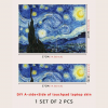 1pcs Oil Painting Pattern  PVC Laptop Sticker  (15.6 inch ) 