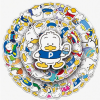 50 Pcs Kawaii Cute Duck Waterproof  Cartoon Stickers