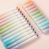 12pcs Colorful Fluorescent Highlighter With 4mm Chisel Tip