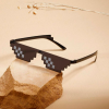 1Pc Random New Style Mosaic Glasses, Anime Sunglasses For Men
