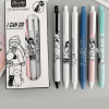 6pcs Cartoon Press  Black Gel Pen