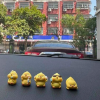 5pcs OF Small Yellow Chicken Car Ornament