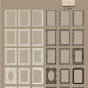 30pcs Lace Pattern Assorted Sticker
