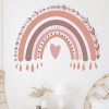  Cartoon Cute Rainbow Heart-Shaped Wall Sticker 