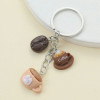 Cute 1pc Cartoon Coffee Cup Shaped Resin Keychain
