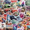 50pcs Cartoon Cars Graffiti Stickers DIY Waterproof PVC
