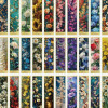 30pcs Monet Garden Exquisite Bookmarks