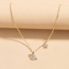 Rhinestone Planet Necklace