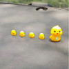 5pcs Cute Resin Yellow Chick Ornament