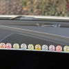 10pcs Small Coal Ball Luminous Multi-Color Car Ornament