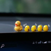 5pcs Cute Resin Yellow Chick Ornament