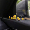 5pcs Cute Resin Yellow Chick Car Ornament