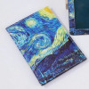 World Map Travel Passport Cover Van Gogh 