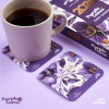 Box Daily planner Mofkera - Purple Leaves ( 2025 )